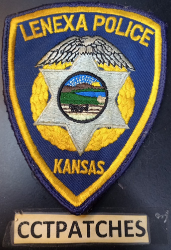 LENEXA, KANSAS POLICE SHOULDER PATCH KS
