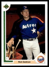 1991 Upper Deck Rich Gedman Houston Astros #588