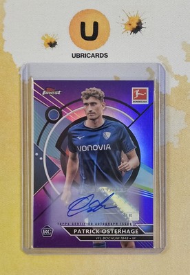 Patrick Osterhage 14/99 Purple Auto - 22/23 Topps Finest Bundesliga - VfL Bochum