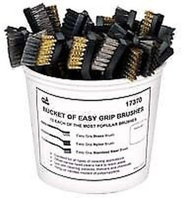 S & G Tool Aid 17370 36-Teiliges Eimer Mit Bürsten Aus Messing, Nylon Und Stahl