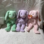 vintage ty beanie babies Bunnies  Lot Of 3