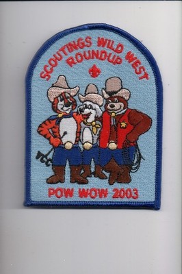 2003 VCC Pow Wow Scouting Wild West Roundup patch