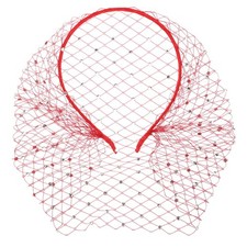 Handmade Rhinestone Wedding Headband Bridal Veil with Rhinestones