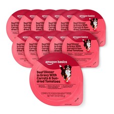 Amazon Basics Wet Dog Food, Beef Dinner in Gravy with 2.63 Pound (Pack of 1)  8.43 per gallon