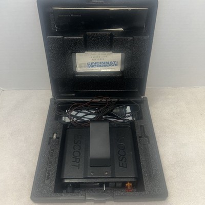 VNTG Escort Radar Warning Receiver Cincinnati Microwave No Power Cord UNTESTED