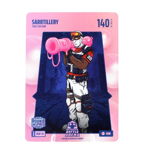 2025 Bo Jackson Battle Arena Sarrtillery - Bubble Gum Foil Alexandre Sarr SP