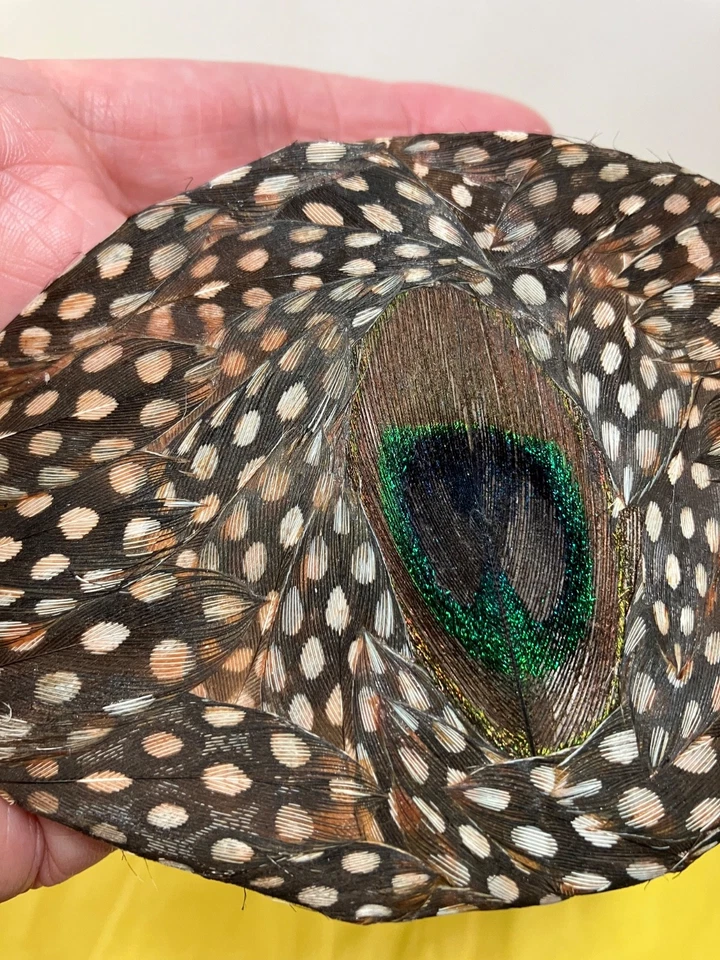 Vintage Lee Sands Peacock Belt Buckle. no belt - Imagem 2 de 4