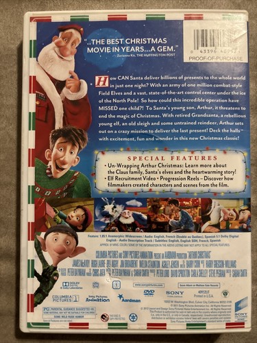 Arthur Christmas (DVD, 2011) - Bild 2 von 3
