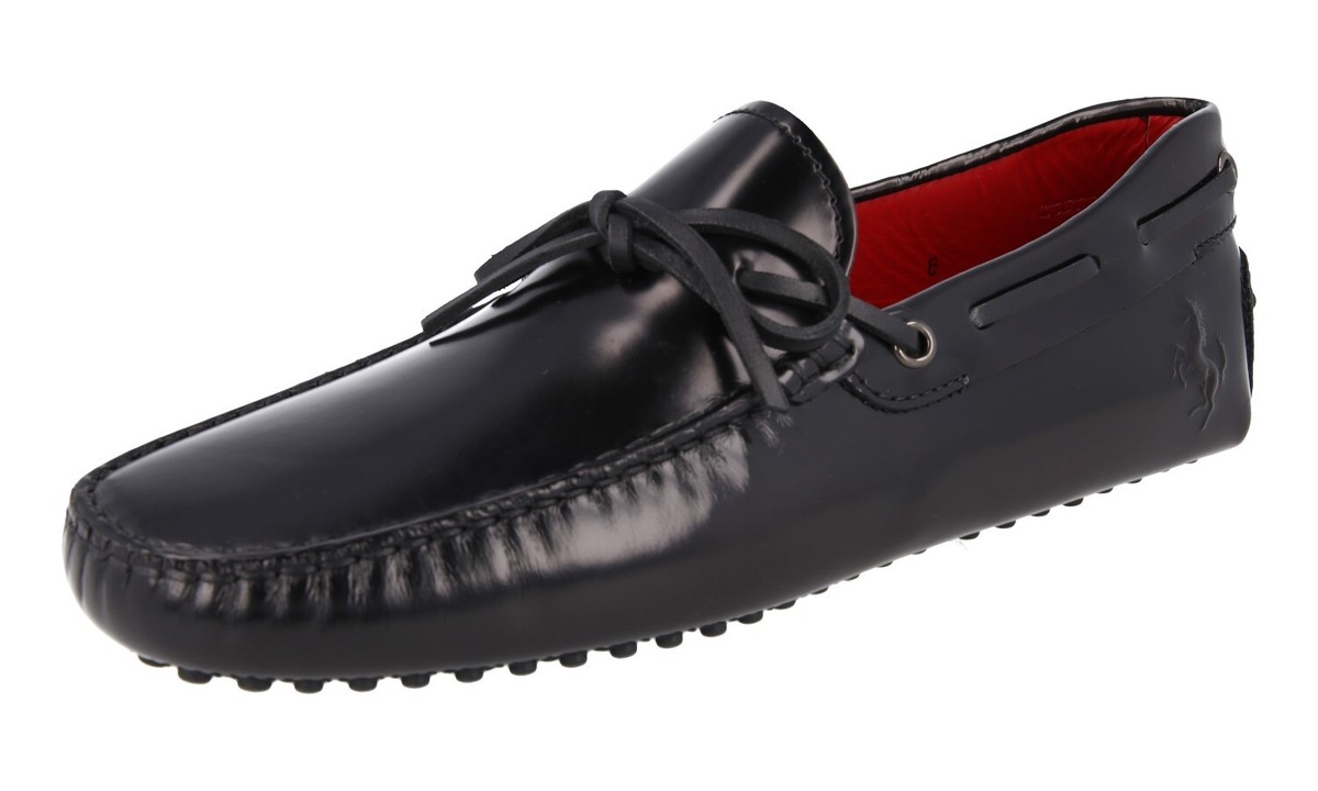 Ferrari Black and Red Men\'s Loafers Tod main image 3