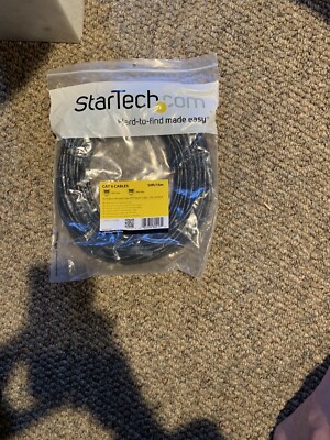 StarTech C6PATCH50BK 50ft CAT6 Ethernet Cable - Black Molded Gigabit - 100W PoE