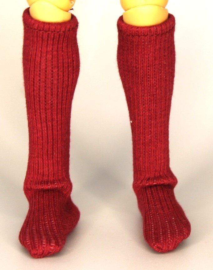 SAOLA VAMAN Calzini vintage Action Man scala 1:6 Borgogna Adventurers (solo calzini)