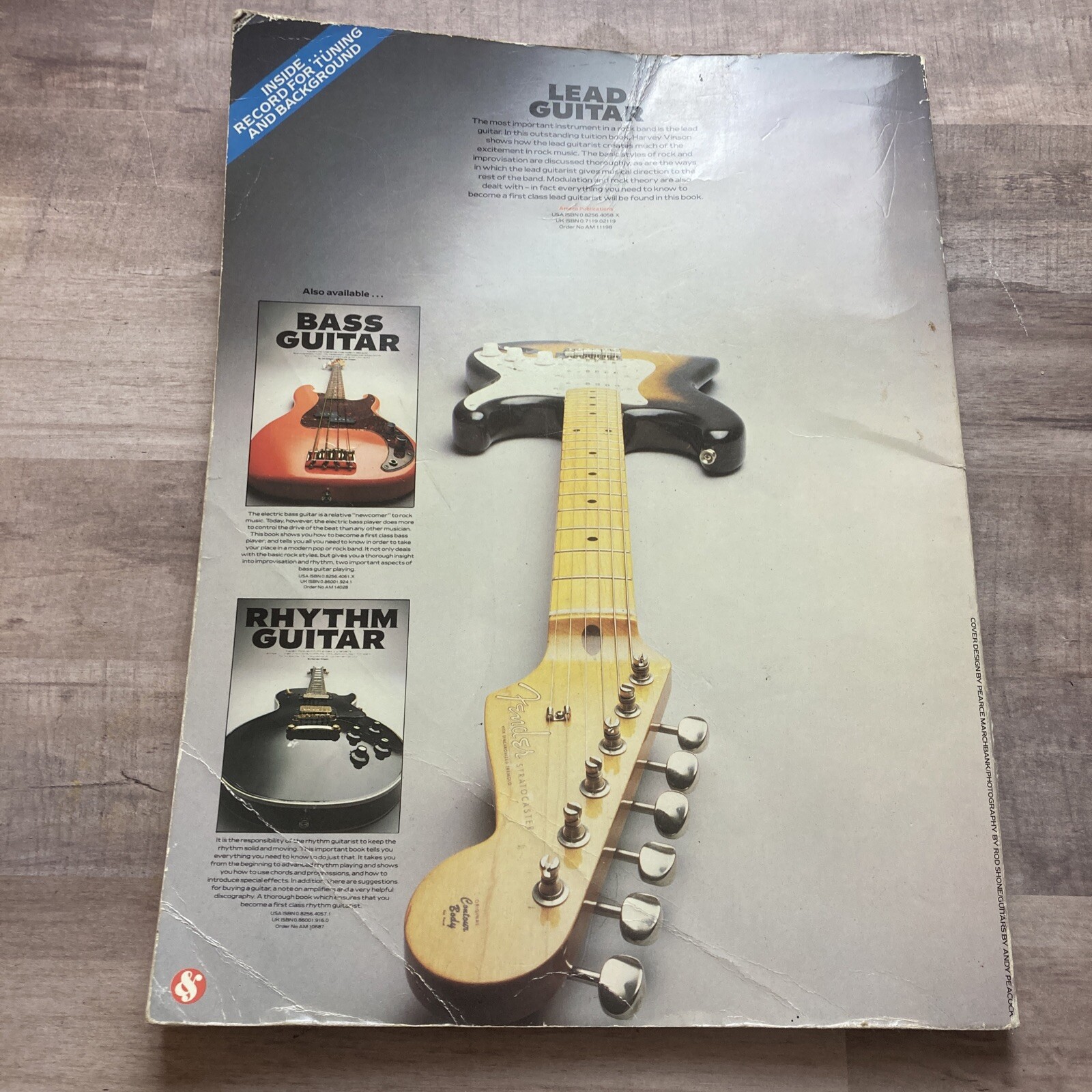 Lead Guitar by Harvey Vinson Paperback song music guide book rock blues