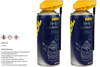 2x400ml Original MANNOL M-40 Multifunktionsöl Rostlöser Kriechöl Universalöl