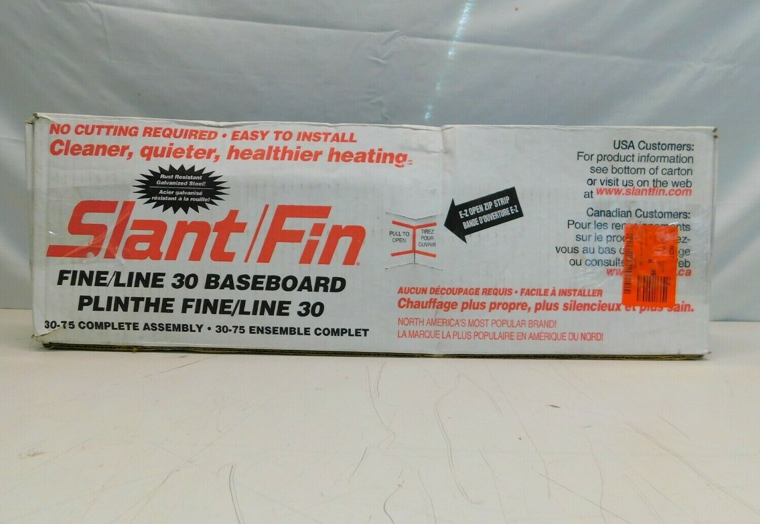 Fully Assembled Enclosure and Element Hydronic Baseboard 4 Ft. for sale  online | eBay