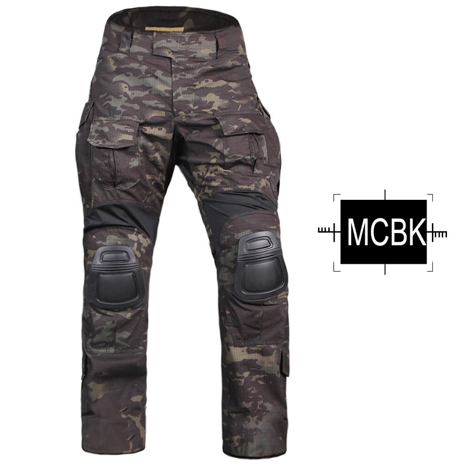 Pantalon Tactique Emerson Gen3 - Pour Paintball, Airsoft, Militaire - Avec Genouillères Et Multi-Poches