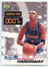 1997 Upper Deck Crunch Time Basketball - #24 - Anfernee Hardaway - Orlando Magic