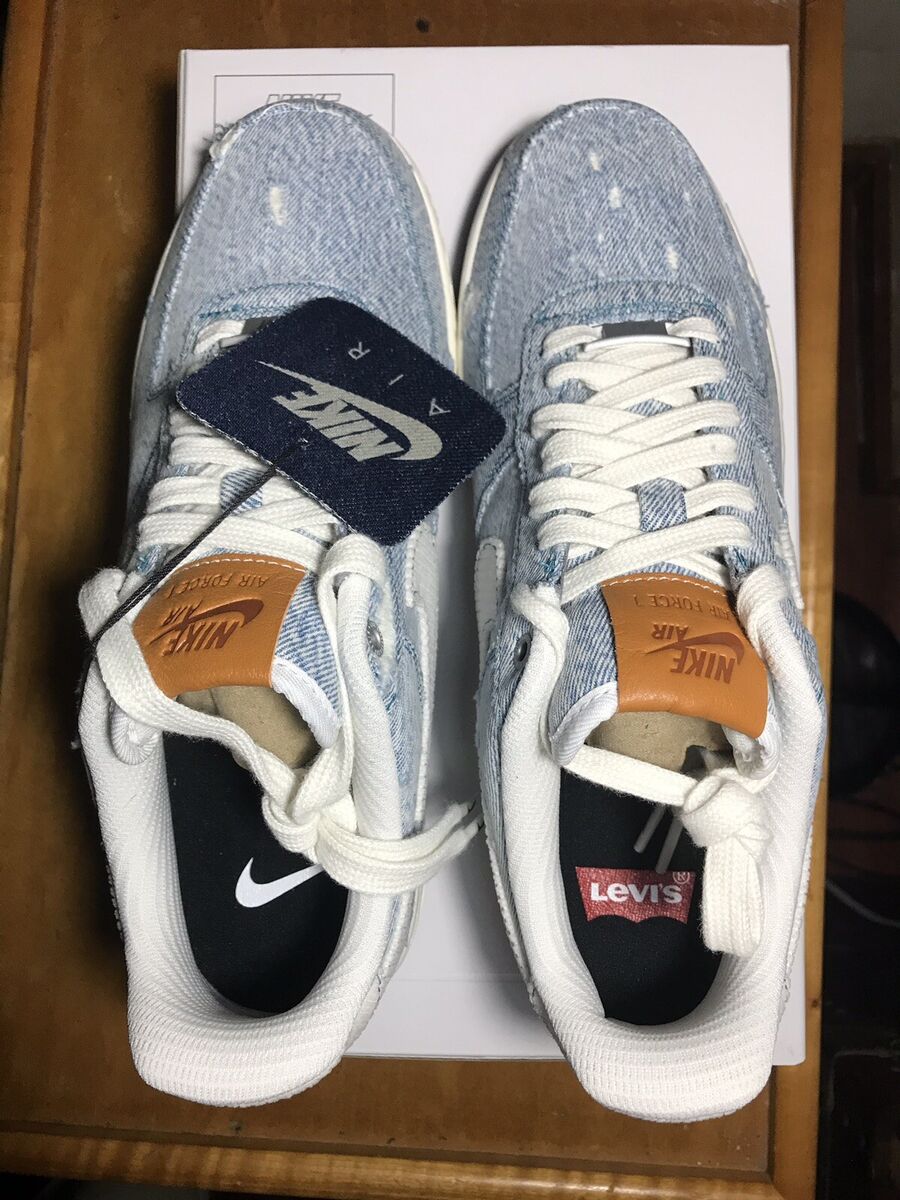 Nike By You Airforce 1 Low Levis Levi Levi's Sz 9.5 Men Nike By You Airforce 1 Low Levis Levi Levi's Sz 9.5 Men