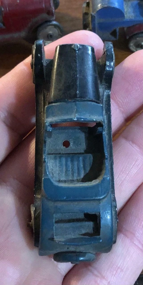 Antique Tootsietoys Cars / Cast Iron - Missing Rider & Broken lot #2 - Image 2 of 4