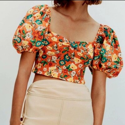 Orange Top Haut Orange Zara Zara Haut Orange Zara Haut Orange