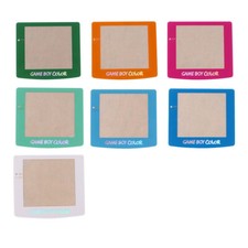 For Game Boy Color GBC Of IPS Screen Lens Protector Cover-7Color Flash Font
