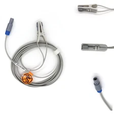 Adult/Vet Ear Clip SpO2 Probe Sensor Fit For CONTEC CMS7000/8000 Pulse Oximeters