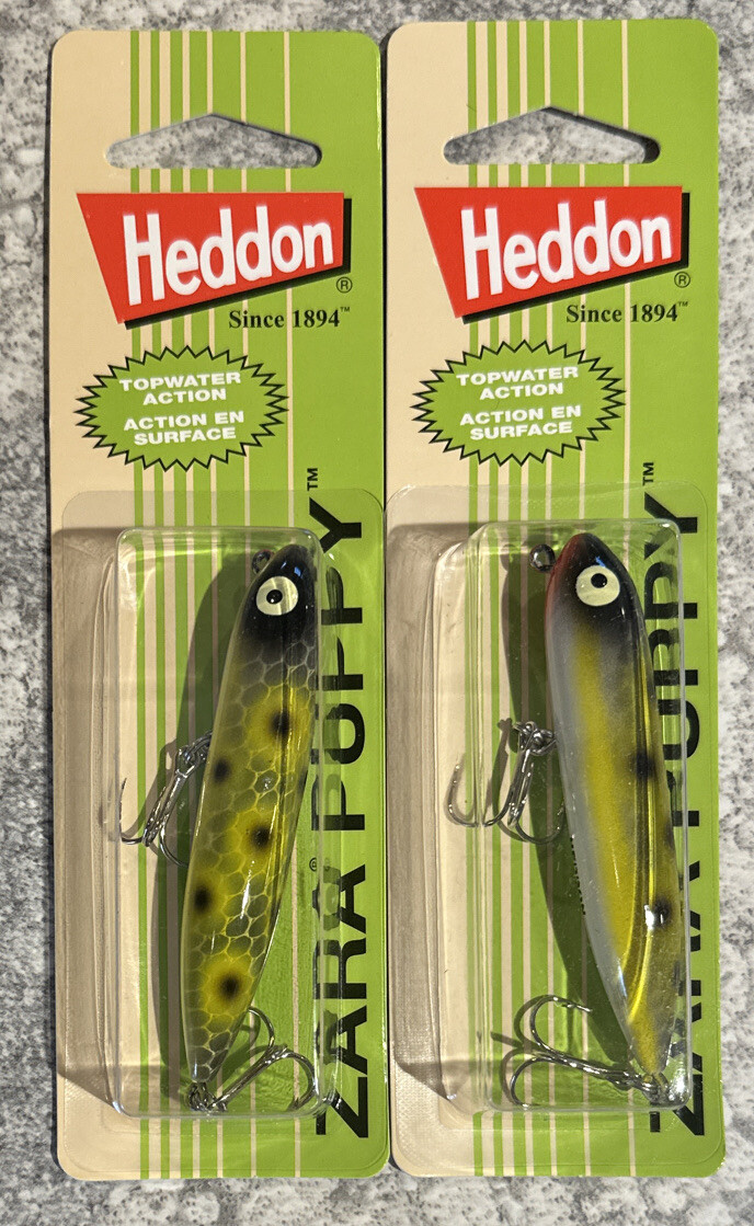 2 Packs Heddon Zara Puppy Rare Color | eBay