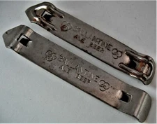 Vintage Pair of Different Ballentine Ale Beer Bottle Can Openers