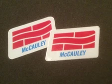 McCAULEY PROPELLER AIRCRAFT PROPELLER DECALS  set of two