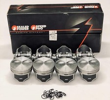 Speed Pro Hypereutectic Flat Top Pistons Set8 Chevy Sb 383 Use W5.7 Rod .030 Speed Pro Hypereutectic Flat Top Pistons Set8 Chevy Sb 383 Use W5.7 Rod .030