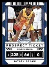 2020 Panini Contenders Draft Picks #10 Jaylen Brown California Golden Bears