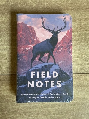 Field Notes National Parks Series C (3 Pack ), Sealed - NEW