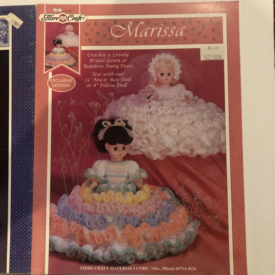 4 Crochet Patterns: Annabelle, Marissa, Amy, Erin - Image 3 of 4