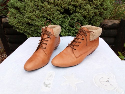 schuh tan ankle boots