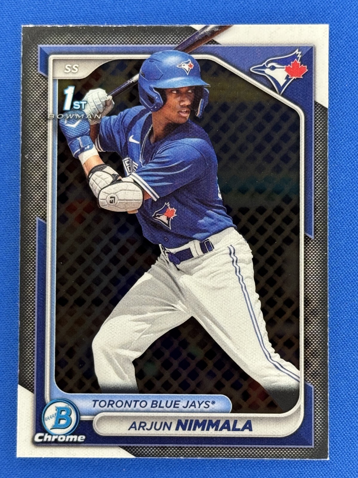 2024 Bowman Chrome #BCP-142 Arjun Nimmala 1st Prospect Blue Jays