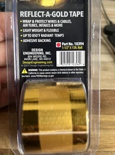 DEI Reflect-A-Gold Heat Reflective Material 1-1/2" x 15ft roll 10394
