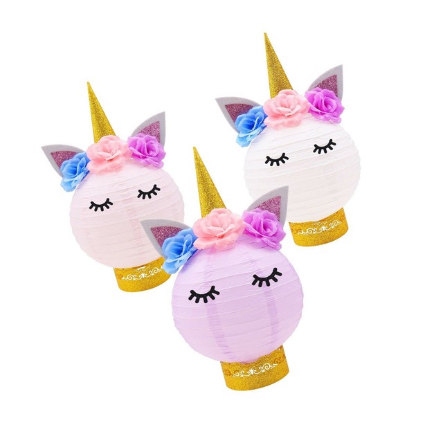 Unicorn Party Decorations Unicorn Table Centerpieces Paper