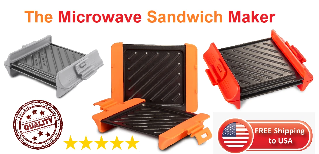 Panini Press Sandwich Maker, Microwave Sandwich Maker, Microwave Grill, toaster