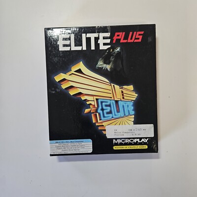 Elite Plus IBM PC 5.25  Floppy 1991 Microplay Software Big Box