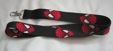 Marvel Spider-man multiple large heads Lanyard ID Holder Keychain-Brand New 