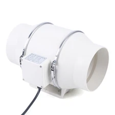6 Inch Duct Fan High Efficiency Inline Fan Mixed Flow Ventilation System Exhaust