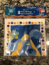 Design Ware PARTY sacks Blues Clues Vintage treat bags 8 gift FAVOR 2003 Nick Jr