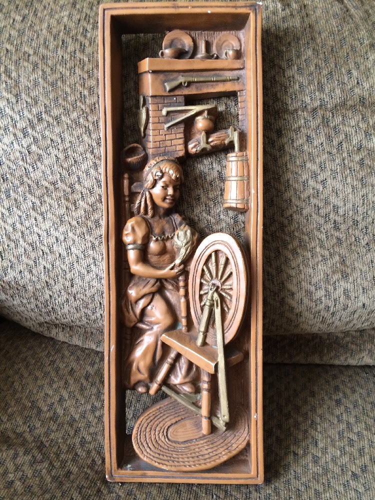 UNIVERSAL STATUARY CHICAGO 1960年代 石膏オブジェ Universal Statuary Corp Chicago 22 Wall Hanging Plaque Decorative