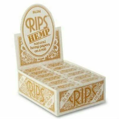 RIZLA Rips Rolling Paper - Hemp Standard 10 & 24 Packs - Cigarette Paper Regular