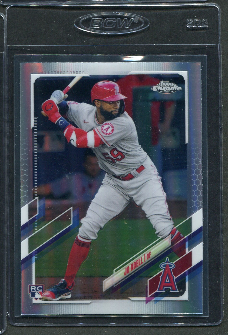 2021 Topps Chrome Refractor Jo Adell RC #142 Angels
