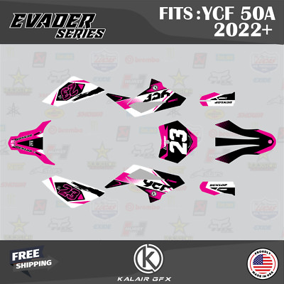 Graphics Kit for YCF50A (2022+) YCF 50A Evader Series - Magenta