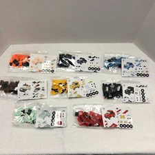 WHQDEFH 8PCS car Building Block Toys 2 3 Cruz Sheriff King Jackson Kid's car set