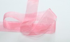 JASDEE Double Face Organza Ribbon By Yard Width 1/2", 3/4", 1", 1-1/2", 2" Inch