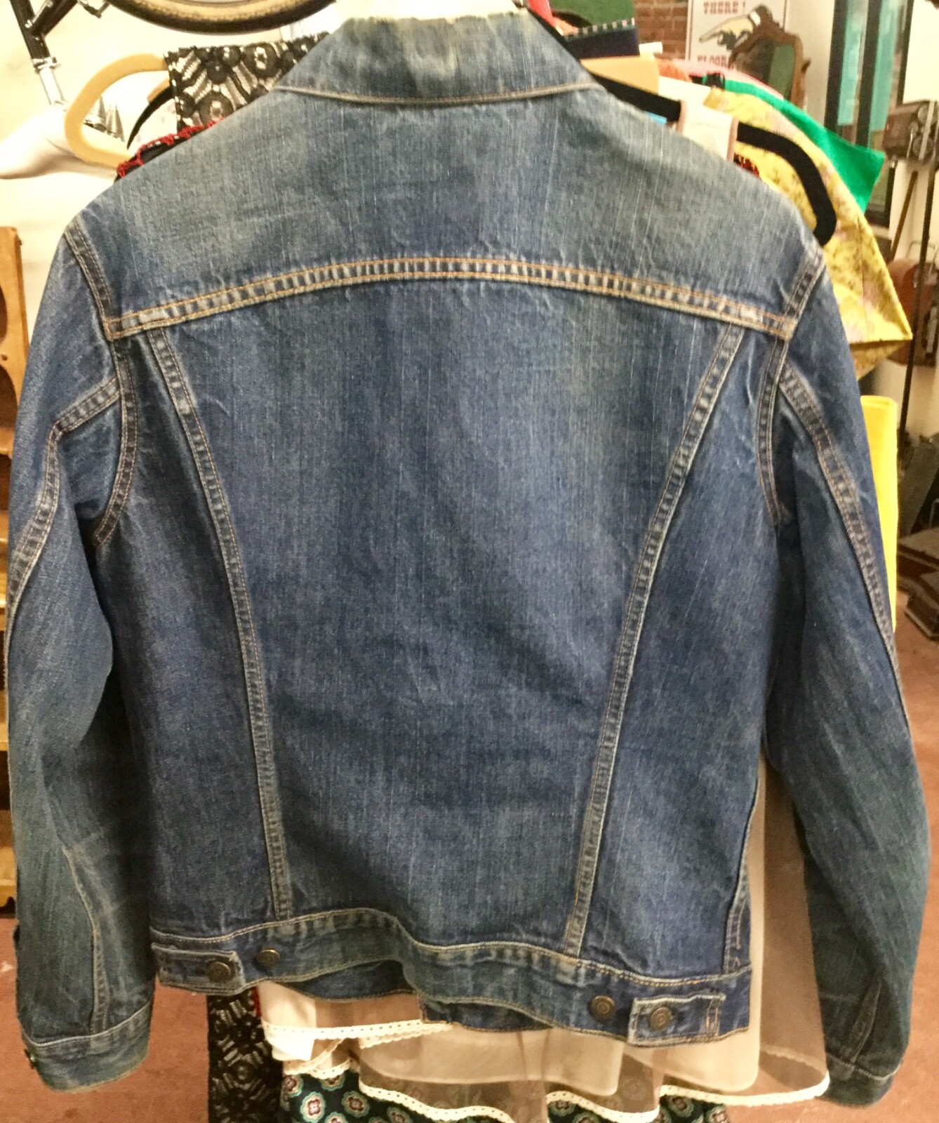 Vtg 70’s Levi’s Men's Denim Jacket Big E Type III… - image 6