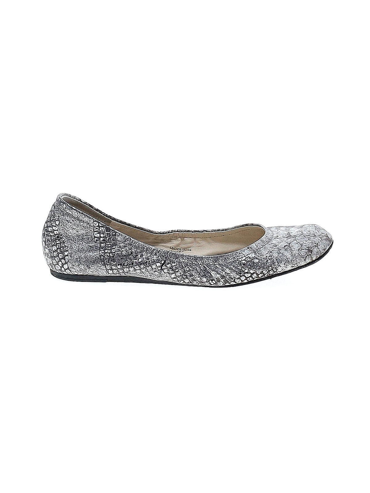 Lavender Label by Vera Wang Women Silver Flats 5.5 - image 1