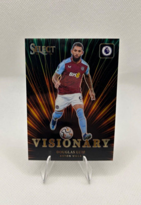 2023-24 Panini Select Douglas Luiz Visionary Case Hit SSP Brazil Aston Villa